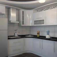 Un esempio di un arredamento luminoso di una cucina di 10 mq. n serie 44 foto