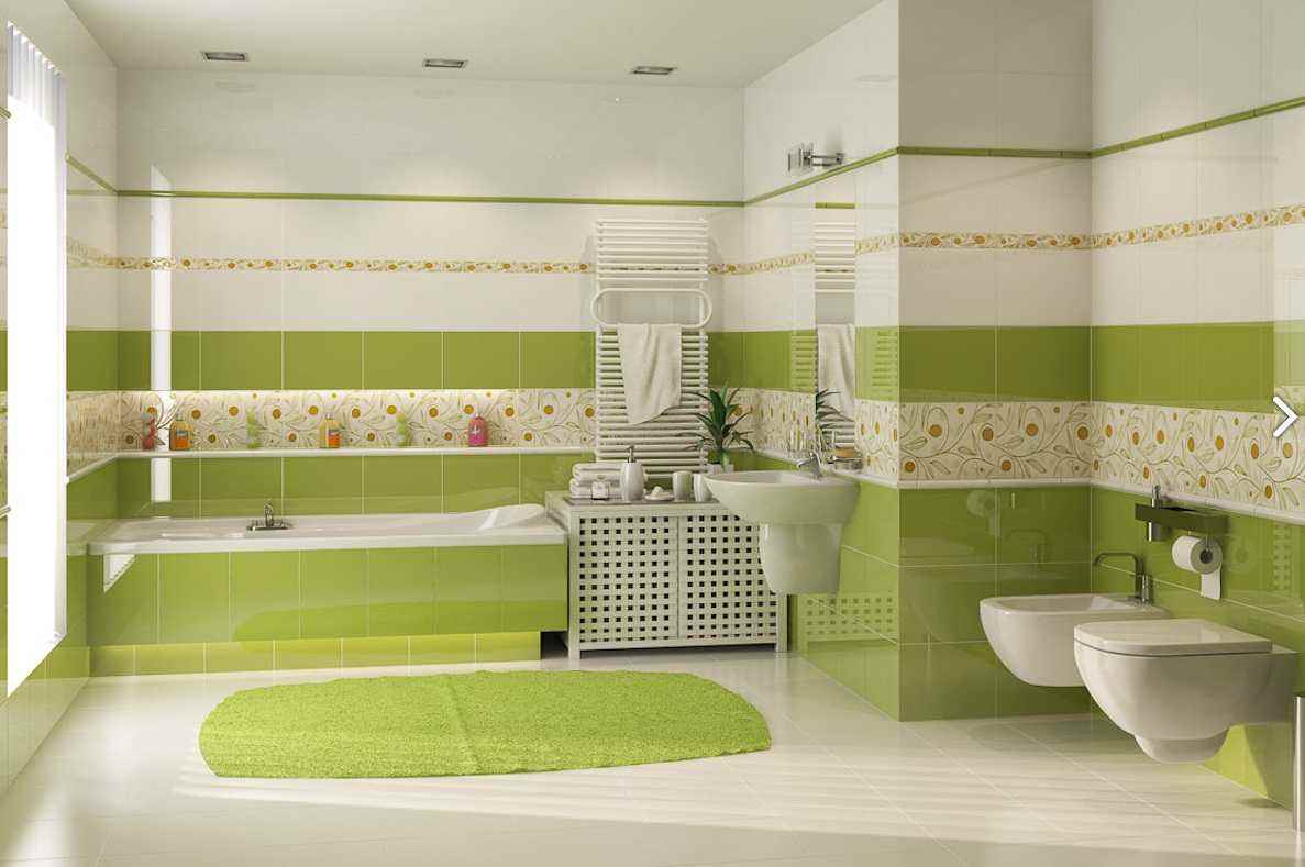 Neįprasto interjero plytelių klojimo vonios kambaryje pavyzdys