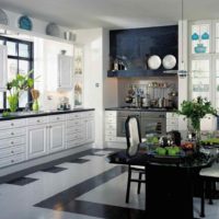 the idea of ​​a bright kitchen interior of 10 sq.m. n series 44 photos