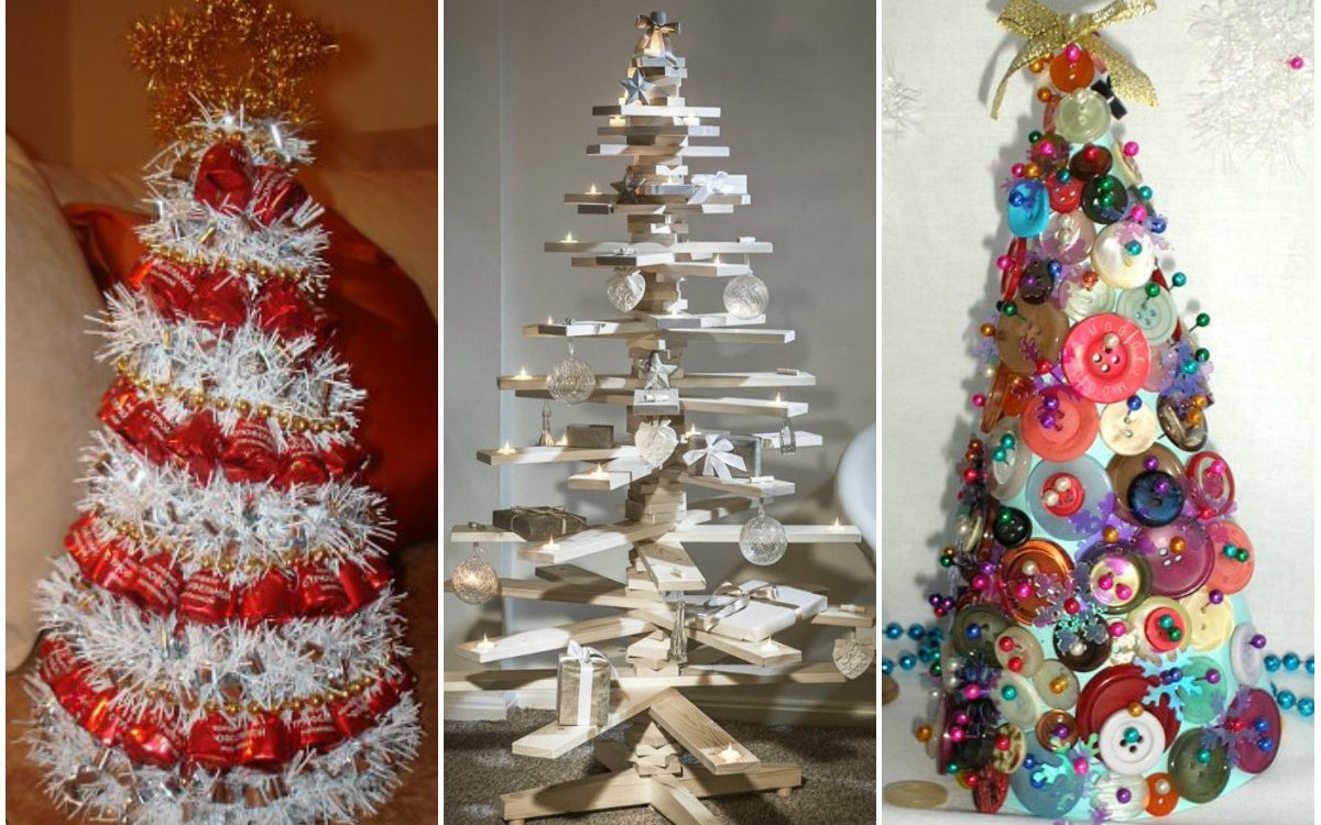 possibilità di creare da soli un bellissimo albero di Natale in cartone