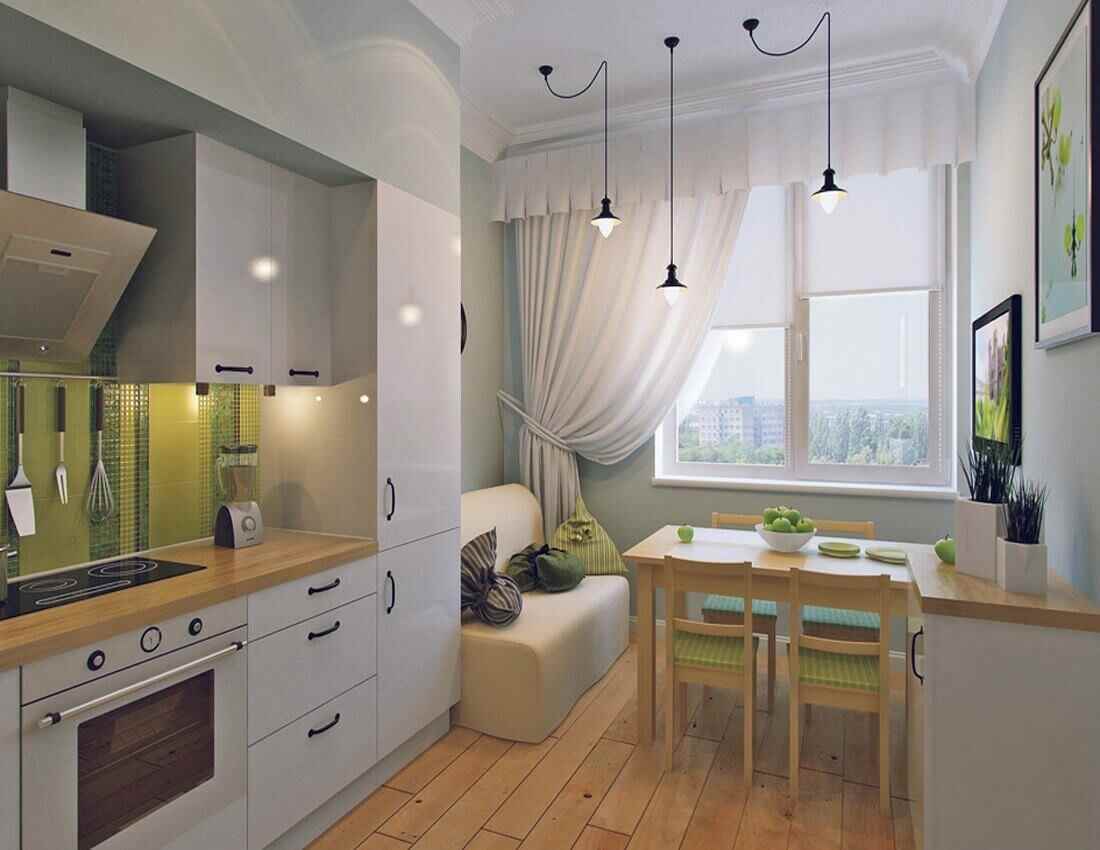 ideja lijepog uređenja kuhinje 12 m²