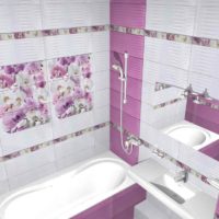 idee van een helder interieur tot tegels in de badkamer foto