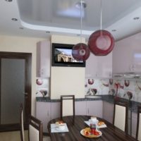 kitchen with ventilation duct design