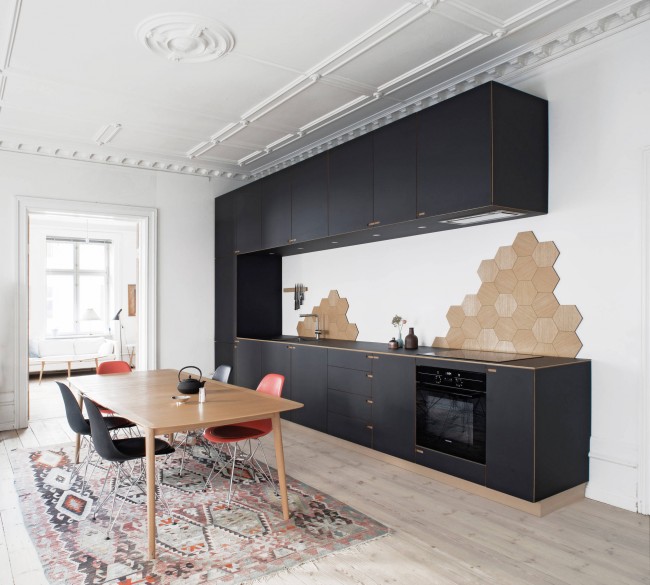 studio de cuisine de style scandinave