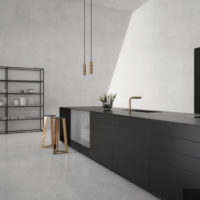 high-tech kitchen comfortable interior