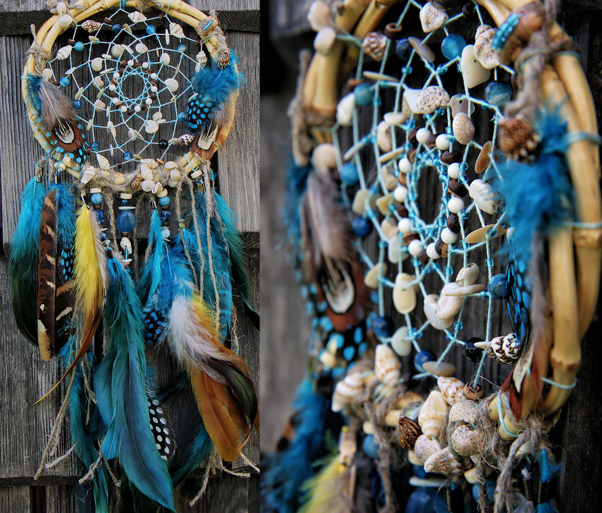 dream catcher with shells