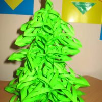 opzione per creare un albero di Natale leggero da cartone sulla tua foto