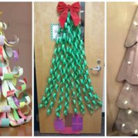 opzione per creare una foto di albero di Natale di carta fai-da-te luminosa