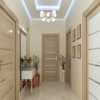 version du style lumineux du couloir dans une photo de maison privée