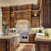 version of the beautiful interior of the kitchen in a classic style picture