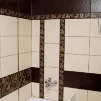 option of bright decor laying tiles in the bathroom picture