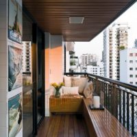 design design d'un petit balcon ouvert