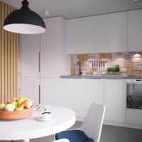 l'idée d'un design de cuisine insolite 7 m² photo