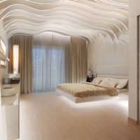 mogućnosti dizajna stropa za spavaću sobu