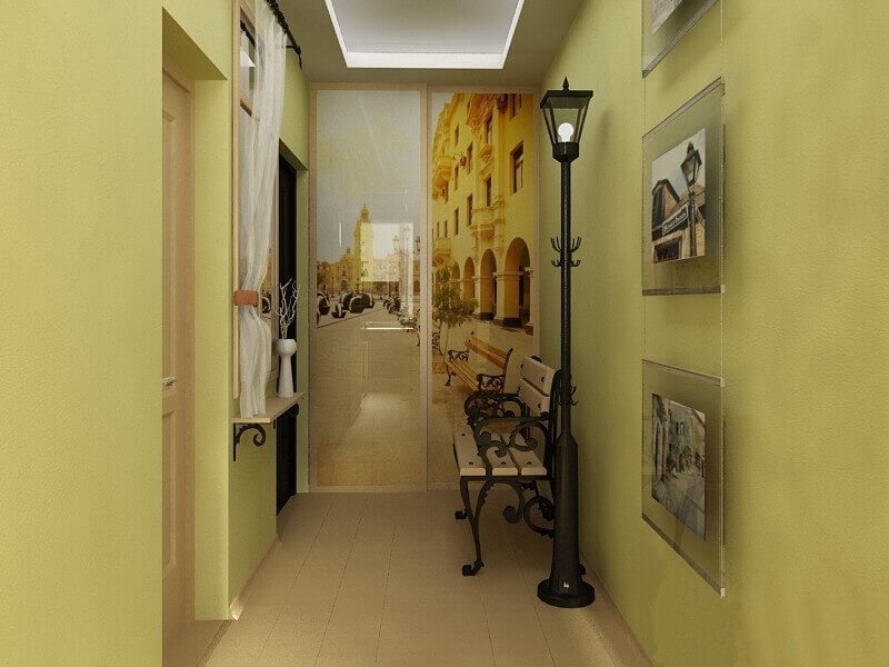 hallway for a long corridor
