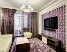 design and combination of wallpaper stylish interior