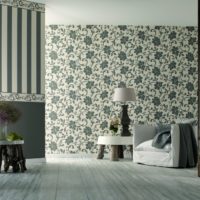 design combining wallpaper interior photo