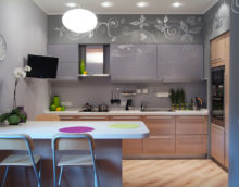 cucina design nell'appartamento