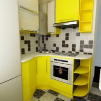set de petite cuisine jaune