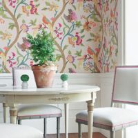 wallpaper design in the room interior ideas