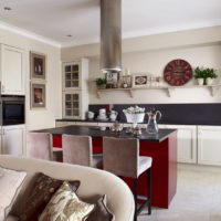 kitchen without upper cupboards interior design
