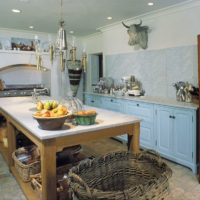 kitchen without upper cupboards layout photo