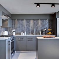 kitchen in gray photo