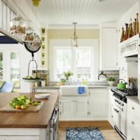 interno cucina in stile country