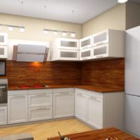 white kitchen set interior