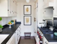 double row kitchen layout