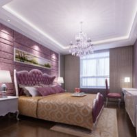 design del soffitto nella foto della camera da letto