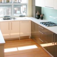 foto di layout cucina rettangolare
