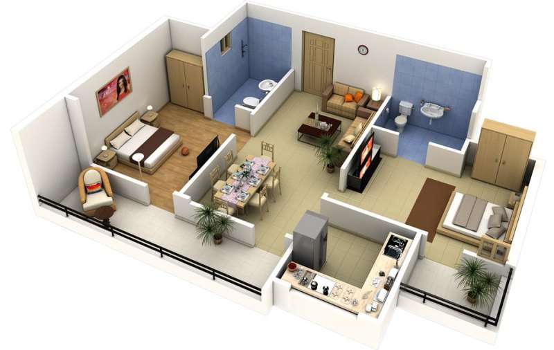 Visualisation 3D d'appartement