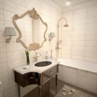 klasszikus stílusú fürdőszoba csempe