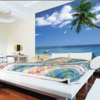 Marine theme for murals in the bedroom