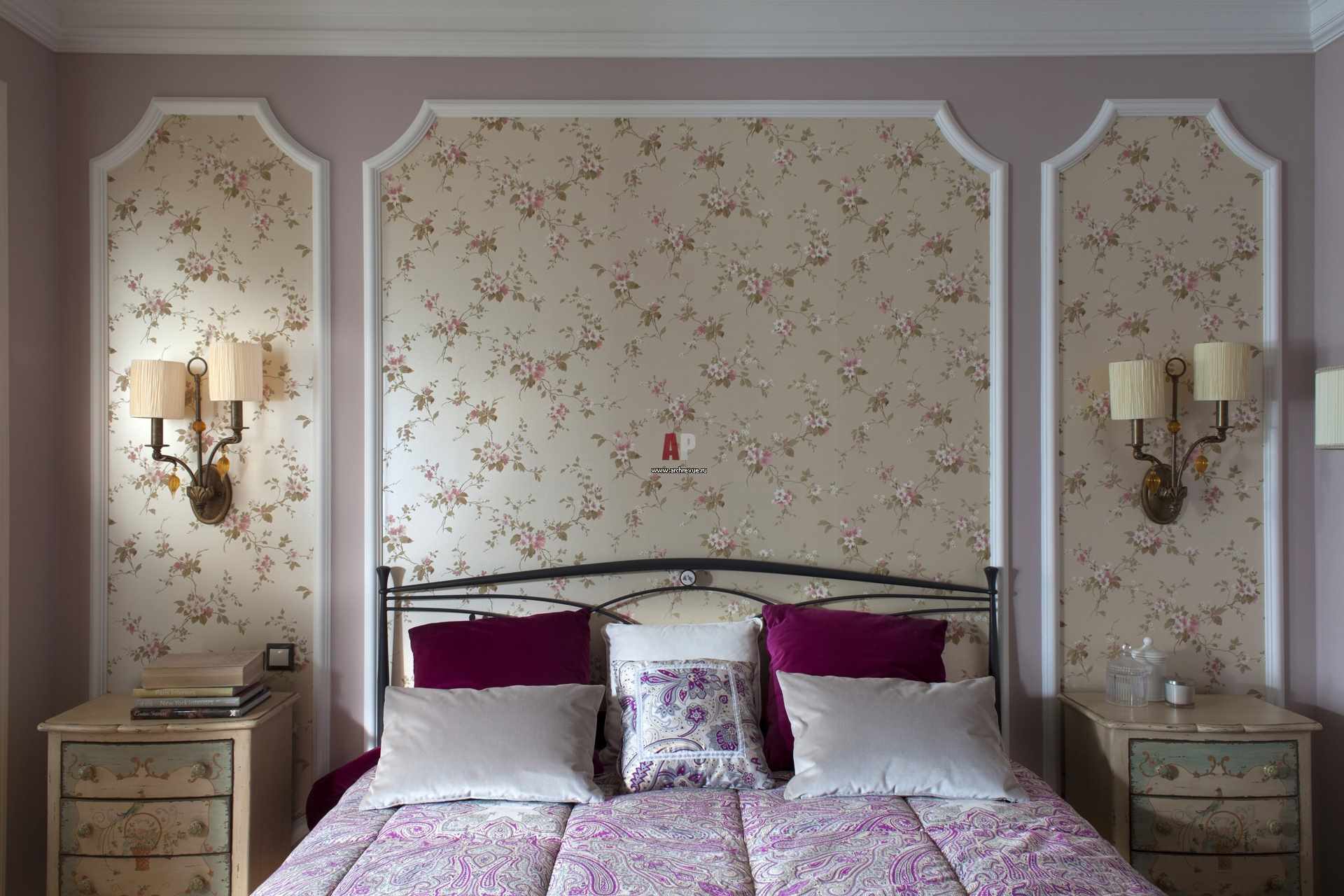 neparasta sienas stila dekorēšanas iespēja guļamistabā