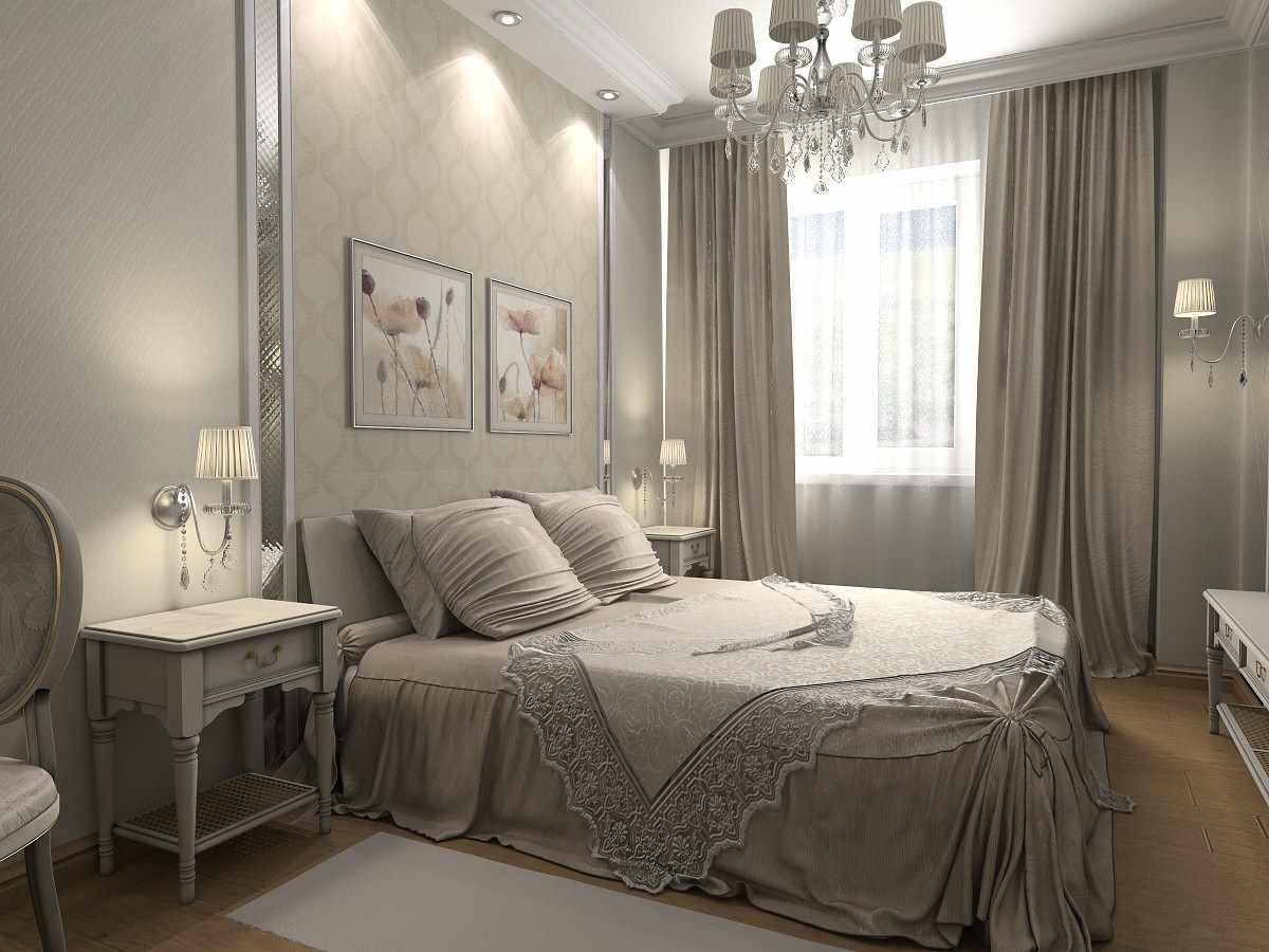 Primjer neobičnog dizajna u stilu spavaće sobe
