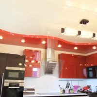 version of the bright style of the kitchen ceiling picture