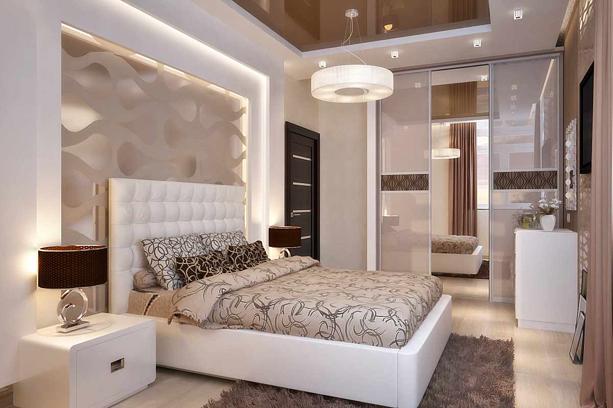 primjer dizajna u svijetlom stilu spavaće sobe