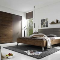 skaista guļamistabas stila dizaina attēla piemērs