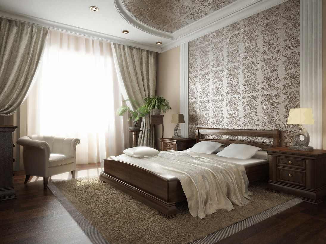 مثال على مشروع تصميم غرفة نوم مشرقة