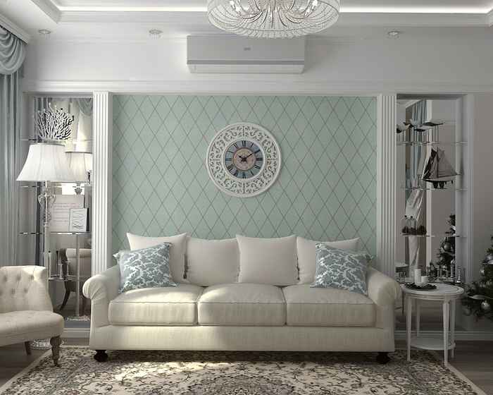 Moulures de décoration chambres de style provençal
