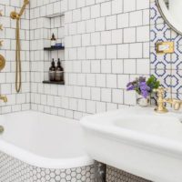 DIY mazas vannas istabas dizains