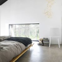 Chambre minimaliste dans une maison privée