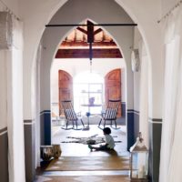 Couloir dans une maison de style marocain