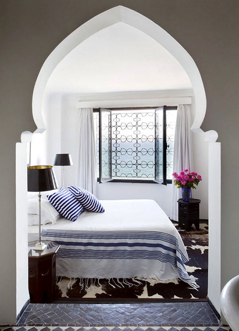 Petite chambre marocaine avec voûte