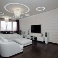 LED gyvenamojo kambario lubinis apšvietimas