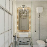 Rusztikus fürdőszoba kialakítás
