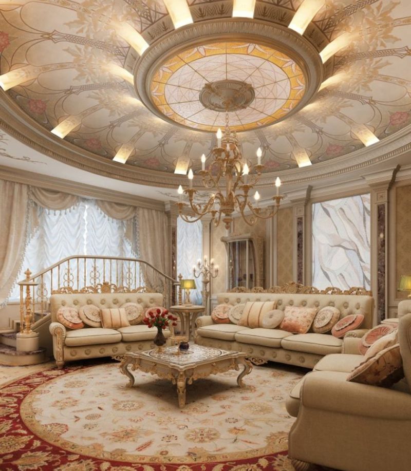 Splendido soffitto in stile barocco