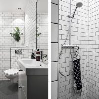 Design del bagno in un piccolo monolocale